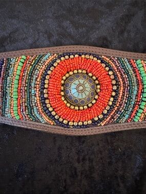 Chico’s Marquesa Slouch Belt – Multi Bright – Size M/L NWT